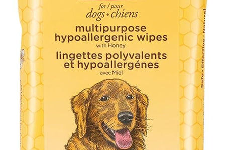 Multipurpose Grooming Wipes | Puppy & Dog Wipes for All Purpose Cleaning & Grooming | Cruelty No, Sulfate, & Paraben No, Ph Balanced for Dogs - 50 Ct Wipes, Puppy Supplies