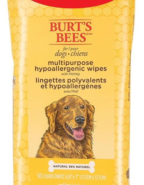 Load image into Gallery viewer, Multipurpose Grooming Wipes | Puppy &amp; Dog Wipes for All Purpose Cleaning &amp; Grooming | Cruelty No, Sulfate, &amp; Paraben No, Ph Balanced for Dogs - 50 Ct Wipes, Puppy Supplies
