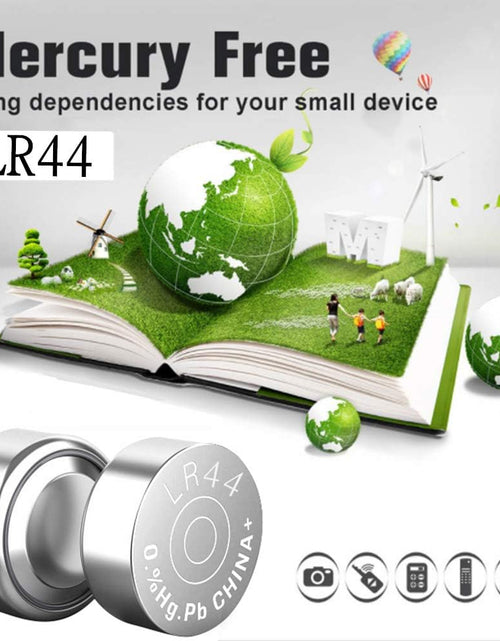 Load image into Gallery viewer, 30 Count - LR44 AG13 357 SR44 A76 303 Battery 1.5V Button Coin Cell Batteries
