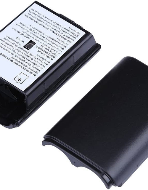 Load image into Gallery viewer, 2X Black Battery Pack Cover Shell Case Kit for Xbox 360 Wireless Controller (Black)
