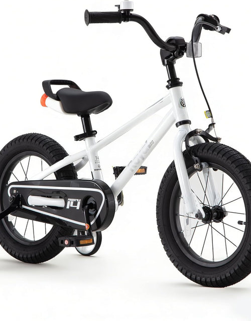 Load image into Gallery viewer, Kids Bike Boys Girls Freestyle Bicycle 12 14 16 Inch with Training Wheels, 16 18 20 with Kickstand Child'S Bike, Blue Red White Pink Green Orange
