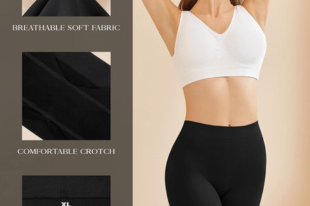 Slip Shorts for Women, Comfortable Smooth Seamless Underwear for Yoga