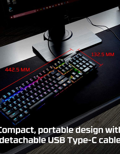 Load image into Gallery viewer, Alloy Origins - Mechanical Gaming Keyboard, Software-Controlled Light &amp; Macro Customization, Compact Form Factor, RGB LED Backlit - Linear  Red Switch
