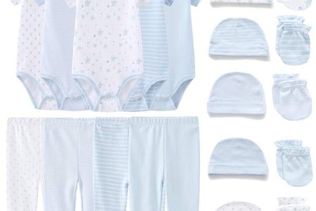Unisex Baby Layette Essentials Giftset Clothing Set 19-Piece