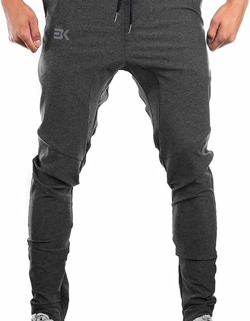 Load image into Gallery viewer, Mens Jogger Sport Pants, Casual Zipper Gym Workout Sweatpants Pockets
