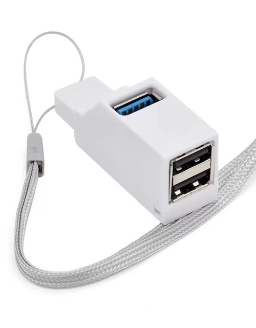 Load image into Gallery viewer, USB 3.0 HUB Adapter Extender Mini Splitter Box 1 to 3 Ports High Speed USB 2.0 for PC Laptop U Disk Card Reader
