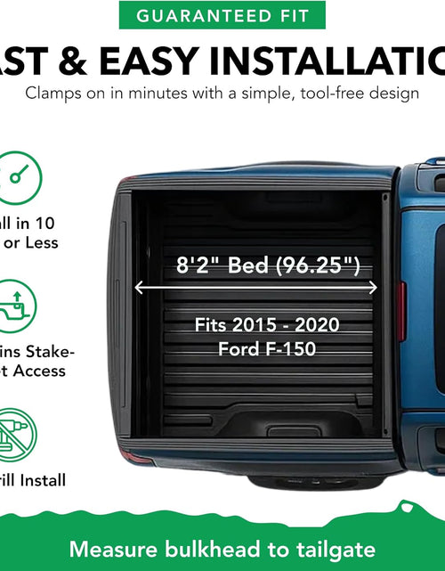 Load image into Gallery viewer, ETX Soft Roll up Truck Bed Tonneau Cover | 53317 | Fits 2015 - 2020 Ford F-150 8' 2" Bed (97.6'')
